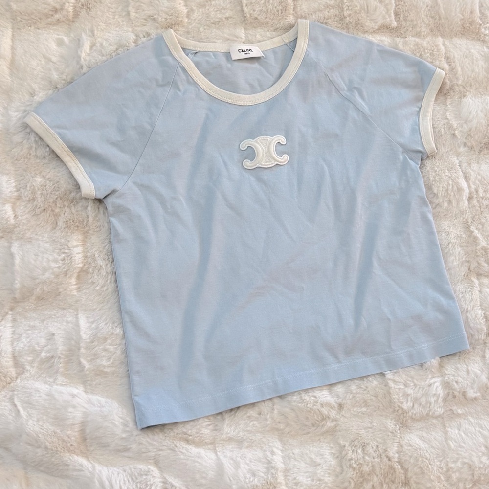 Celine Triomphe Short Sleeve T-shirt